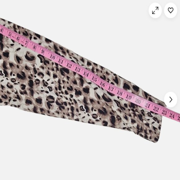 MEMBER’S MARK WOMEN’S TRAVEL JACKET LEOPARD PRINT ZIP UP RECYCLED NYLON SIZE M - Picture 3 of 9